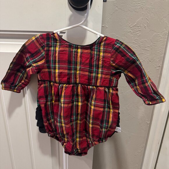 RuffleButts Bubble Romper Set (Christmas + Thanksgiving) | Baby Girl 6M - Picture 1 of 4